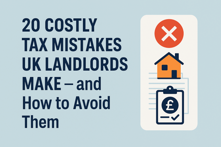 20 Costly Tax Mistakes UK Landlords Make — And How to Avoid Them